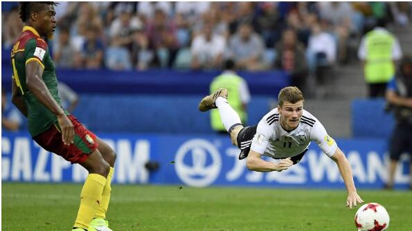 德国3-1喀麦隆 维尔纳：能打进国家队处子球很开心