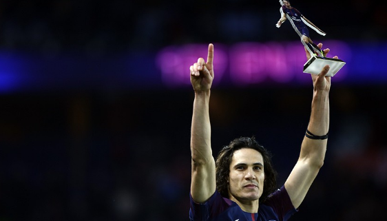 巴黎4-0蒙彼利埃 卡瓦尼：成为队史神射手很激动