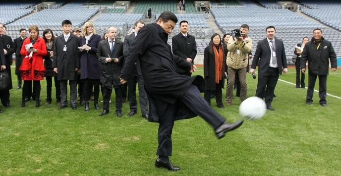 中国1-0韩国，思考发展振兴之路，新华社回顾习近平的足球梦