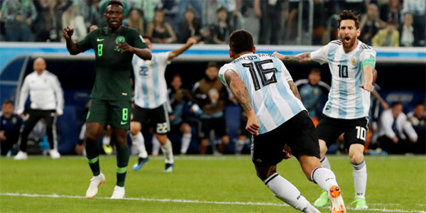 罗霍绝杀，阿根廷2:1尼日利亚
