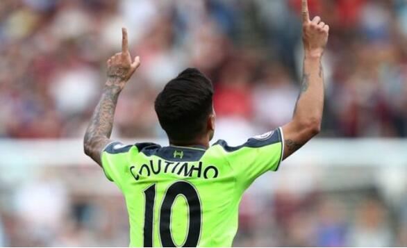 西汉姆联0-4利物浦 库蒂尼奥：要去巴萨？我怎么都不知道