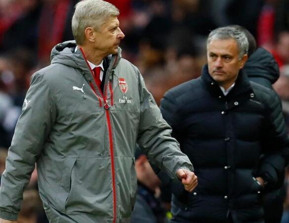 阿森纳VS曼联 穆里尼奥：温格的去留该由自己决定