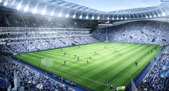 伯恩利VS热刺 英媒：热刺新球场获得3家投行3.5亿镑贷款