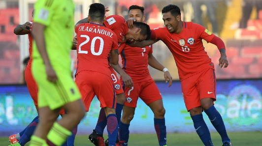 世预赛战报 智利3-1委内瑞拉 桑切斯传射力助智利升至第4