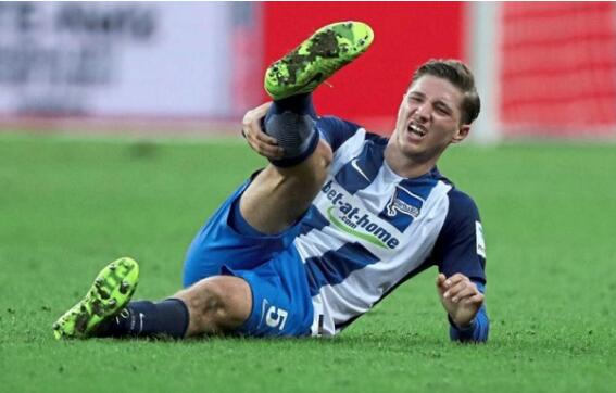 柏林赫塔VS沃尔夫斯堡 赫塔两大核心球员或因伤提前赛季报销