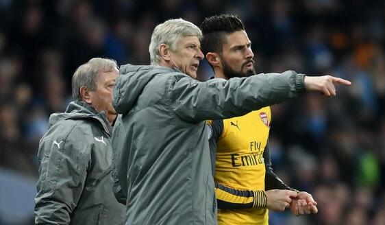 阿森纳VS曼联 经纪人：吉鲁的未来将取决于温格的去留