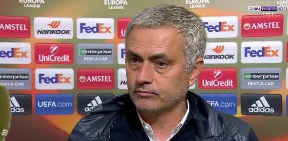 安德莱赫特1-1曼联 穆里尼奥：应该尽快杀死比赛悬念