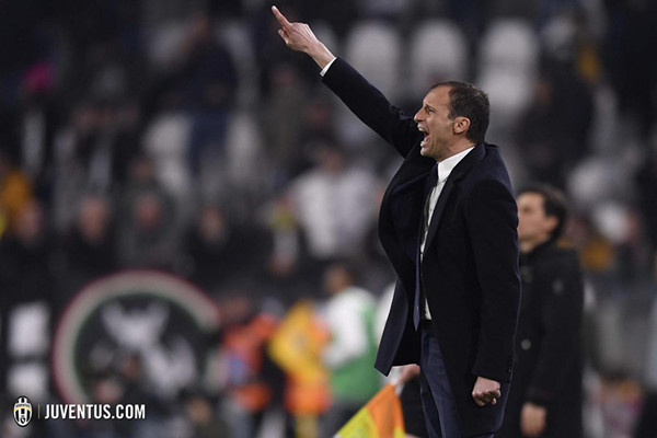 尤文图斯2-1AC米兰，阿莱格里表示球队配得上胜利