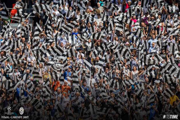 北京时间5月31日消息，据尤文图斯官网的介绍，虽然距离欧冠决赛还有四天，斑马球迷已经开始启程奔赴加迪夫，所有为尤文图斯球迷准备的18000张球票一售而空。