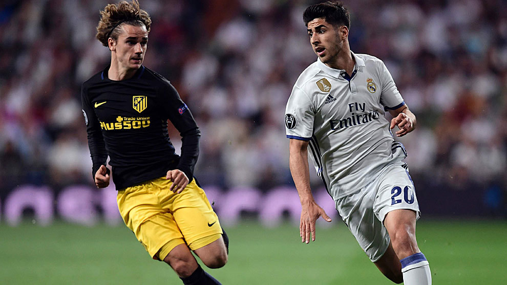 在16-17赛季欧冠半决赛首回合的比赛中，凭借C罗的帽子戏法，皇家马德里在主场3-0完胜马德里竞技。赛后，替补登场的皇马小将阿森西奥接受了媒体的采访。