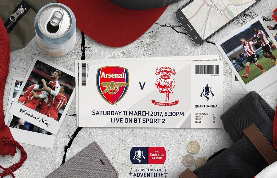 阿森纳VS林肯城，林肯城后卫：可能会有部分枪迷支持我们