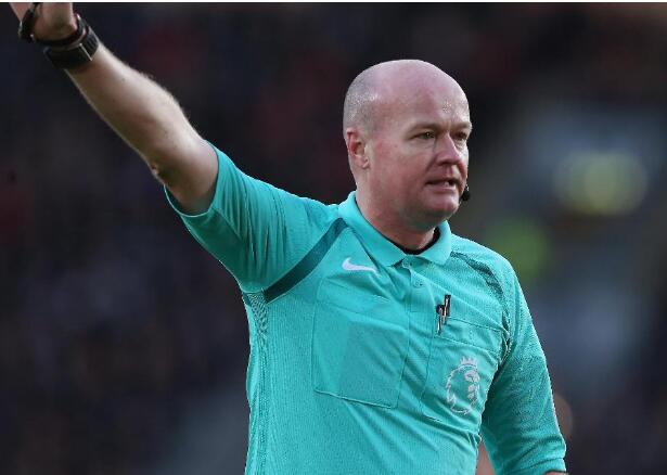 官方：英超第34轮裁判安排公布 泰勒执法曼联比赛