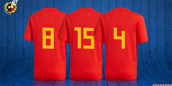 西班牙公布世界杯号码