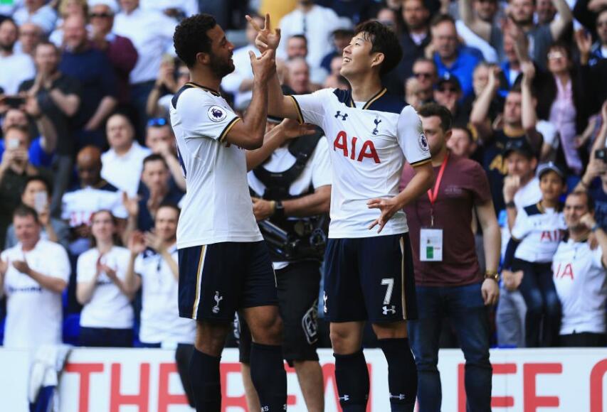 热刺4-0沃特福德，孙兴愍梅开二度9.2分获全场最高评分