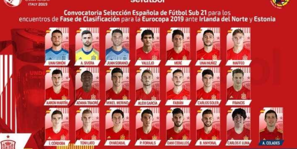 北爱21vs西班牙21前瞻:西班牙U21能否迎来5连胜？