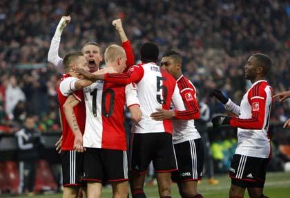 荷甲:费耶诺德vs阿贾克斯 