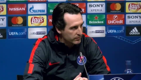 巴黎主帅埃梅里参加新闻发布会