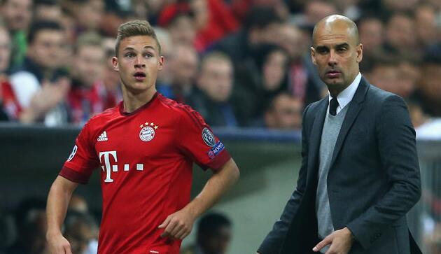 米德尔斯堡VS曼城 英媒：瓜迪奥拉有意签下拜仁中场基米希