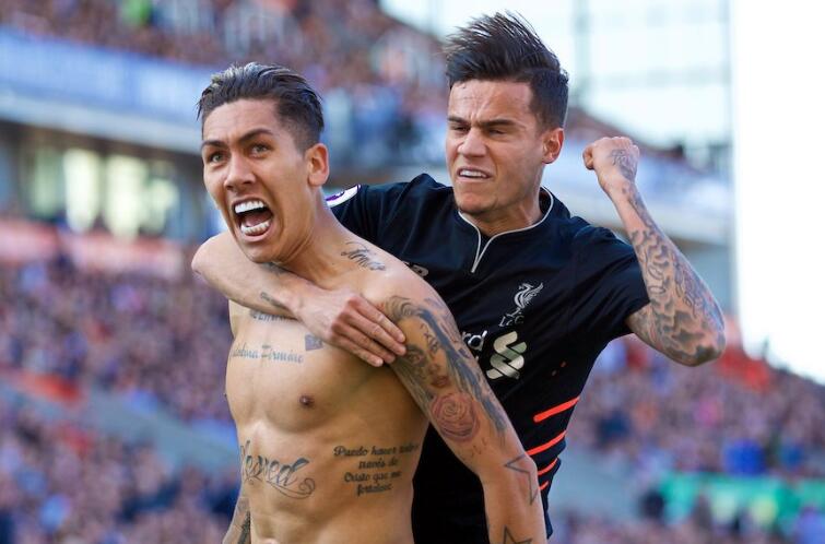 斯托克城1-2利物浦，库蒂尼奥7.7分获全场最高评分