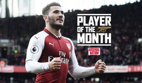 科拉希纳茨当选阿森纳10月最佳球员