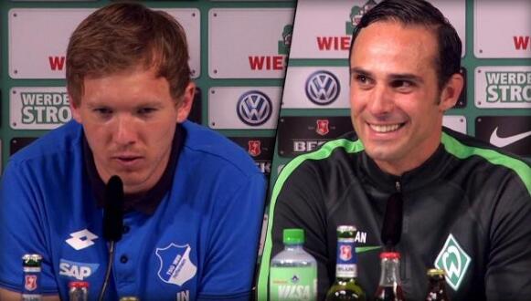 不莱梅3-5霍芬海姆 纳格尔斯曼：如果末轮不莱梅拿下多特就带努里去度假