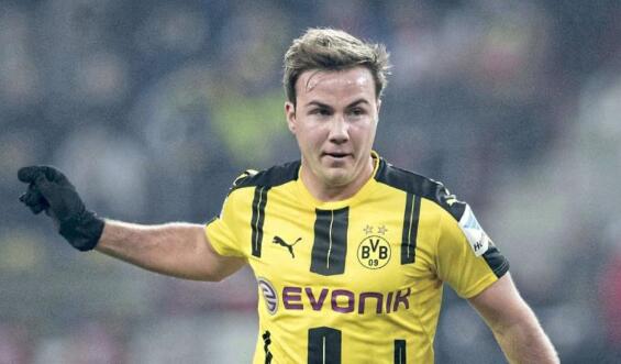 奥格斯堡VS多特蒙德 德媒：格策恢复顺利 今夏即可归队