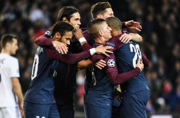 巴黎4场17球全欧洲第一 碾压巴萨与皇马