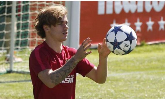 莱斯特城VS马竞 防范于未然 格列兹曼率马竞全队加练点球