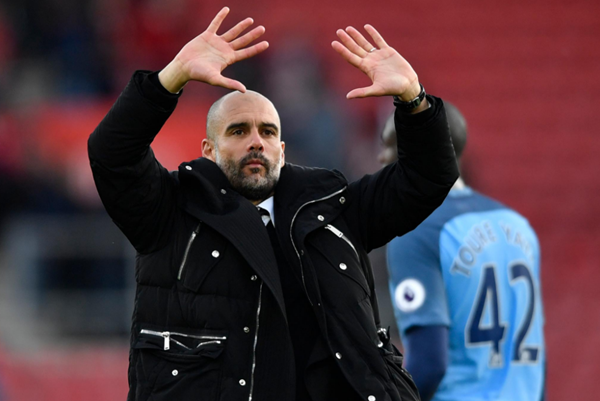 南安普顿0-3曼城，瓜迪奥拉：希望孔帕尼一直保持健康