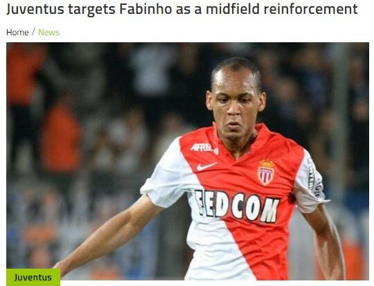 尤文图斯2-1摩纳哥 迪马济奥：尤文正密切关注法比尼奥