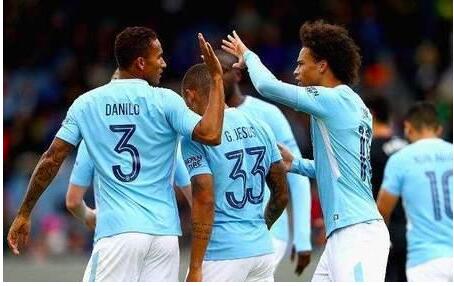 英超 伯恩利vs曼城进球集锦gif图