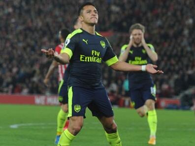 南安普顿0-2阿森纳 温格：桑切斯的水准体现在这个进球中