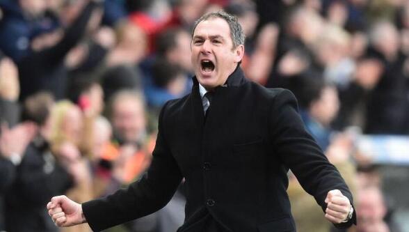 桑德兰0-2斯旺西 克莱门特：很自豪能率领斯旺西保级成功