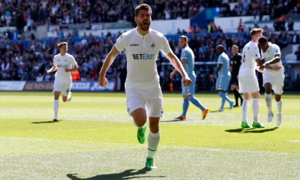 斯旺西2-0斯托克城 略伦特：球队正在逐渐找回信心