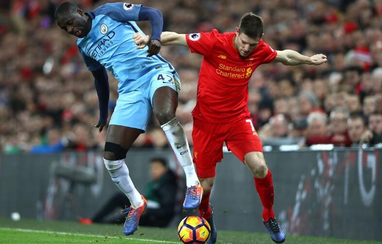 曼城VS利物浦，米尔纳：利用曼城弱点击溃他们