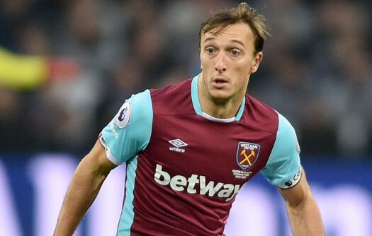 西汉姆联VS利物浦 官方：西汉姆联队长诺布尔赛季报销