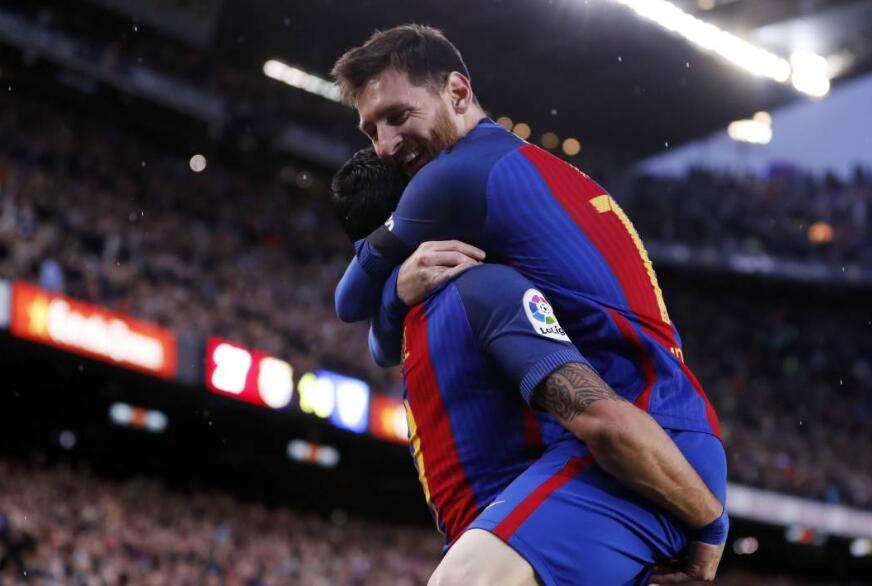 巴萨3-0塞维利亚，梅西梅开二度，9.3分获得全场最高得分