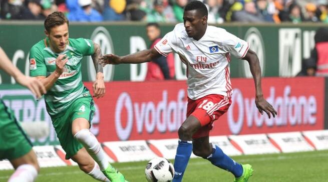 云达不莱梅2-1汉堡 汉堡难民小将：对能够上场感到难以置信