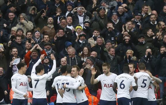 北伦敦德比创英超球场上座人数新纪录