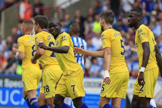 哈德斯菲尔德0-3切尔西 坎特阿扎尔建功若日尼奥首球