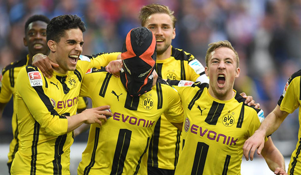 拜仁VS多特蒙德，多特就不当庆祝对奥巴梅扬罚款