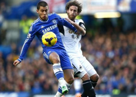 切尔西VS斯旺西前瞻 差距明显，斯旺西败局难逃