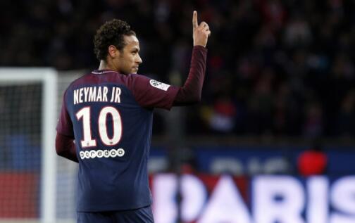 法甲 巴黎圣日耳曼8-0大胜第戎 内马尔4射2传一战封神