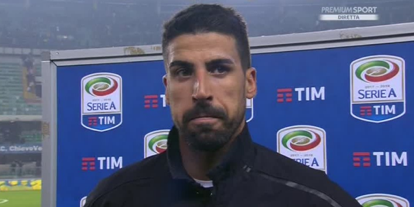 切沃0-2尤文 赫迪拉:这场比赛并不轻松