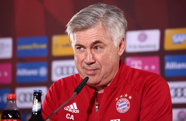 拜仁VS汉堡，安切洛蒂希望用胜利庆祝自己执教1000场