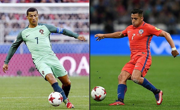 联合会杯半决赛：葡萄牙vs智利 焦点对决