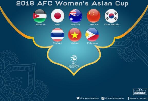 2018女足亚洲杯参赛球队确定 前五晋级2019女足世界杯