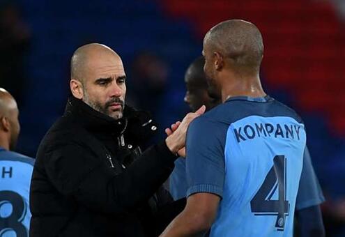 曼城5-0水晶宫 瓜迪奥拉：健康的孔帕尼是很强的