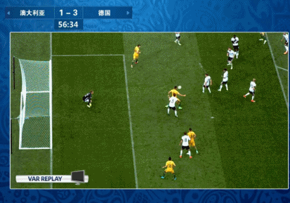 德国3-2澳大利亚，主判无视禁区内手球惹争议