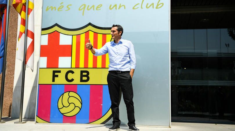 巴萨3-1阿拉维斯，巴尔韦德：参观过巴萨博物馆后压力山大